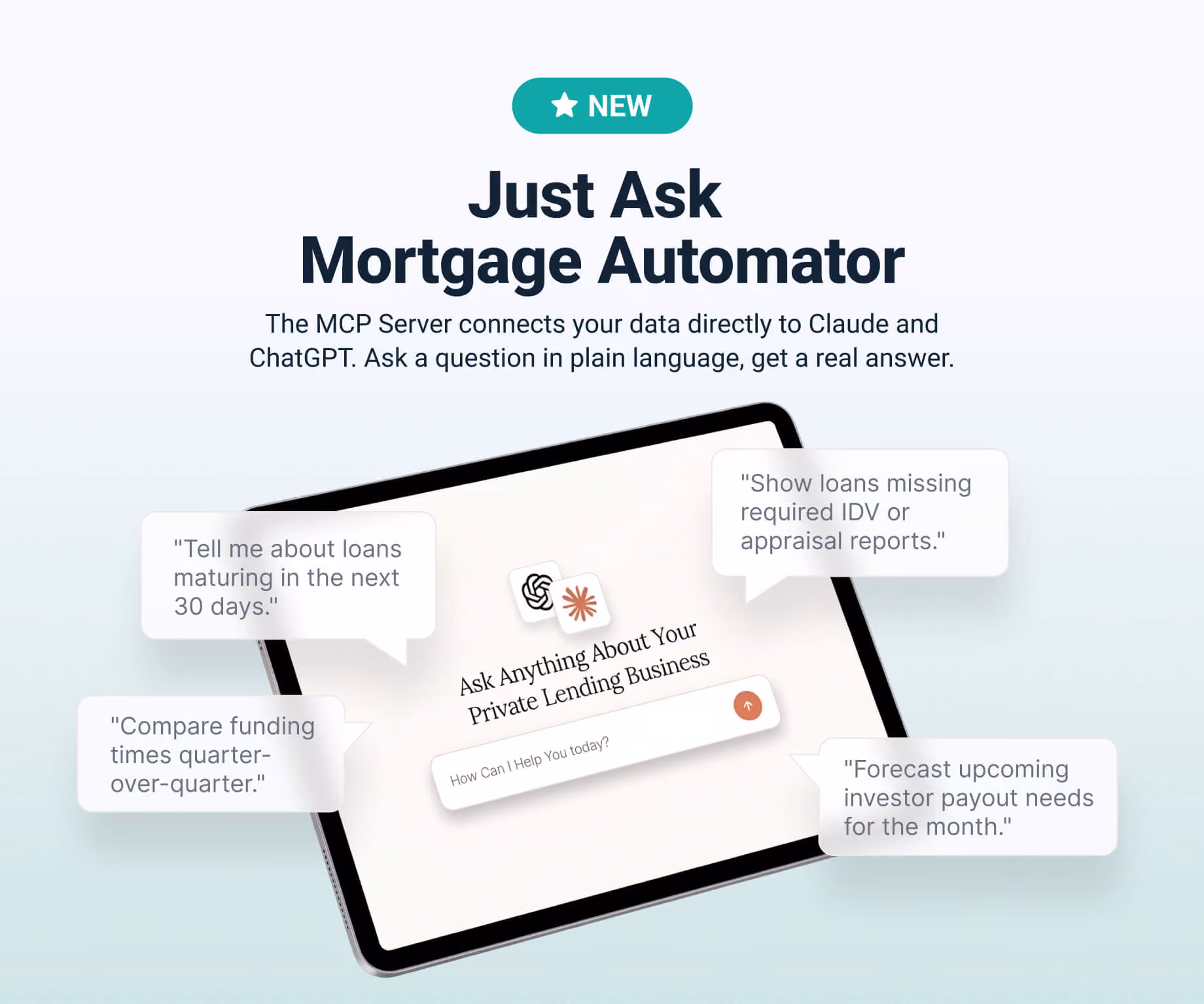 mortgage automator MCP server feature