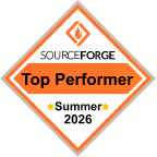 SourceForge Top Performer badge for Summer 2026.