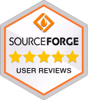Badge for SourceForge 5 star user reviews