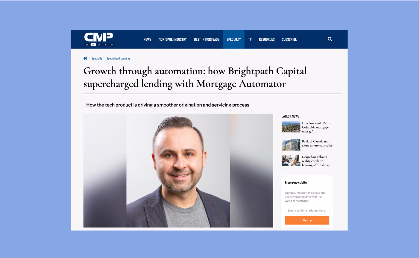 MPA Mag: How Brightpath Capital Boosted Lending