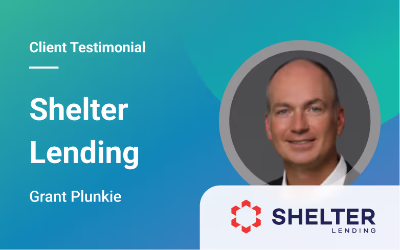 Client testimonial video cover - Grant Plunkie from Shelter Lending