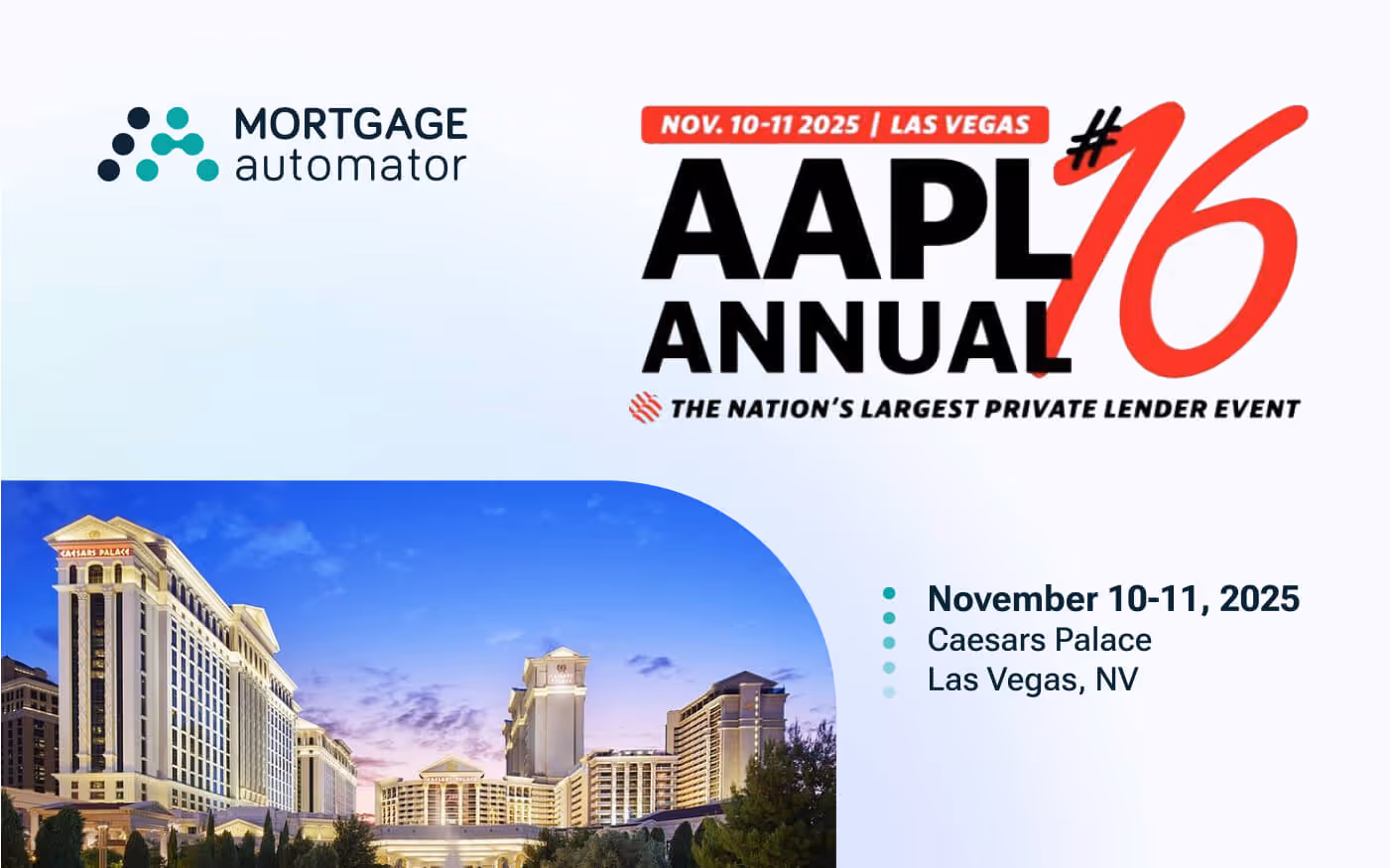 Mortgage Automator is Proud to Be a Gold Sponsor at AAPL 2025!